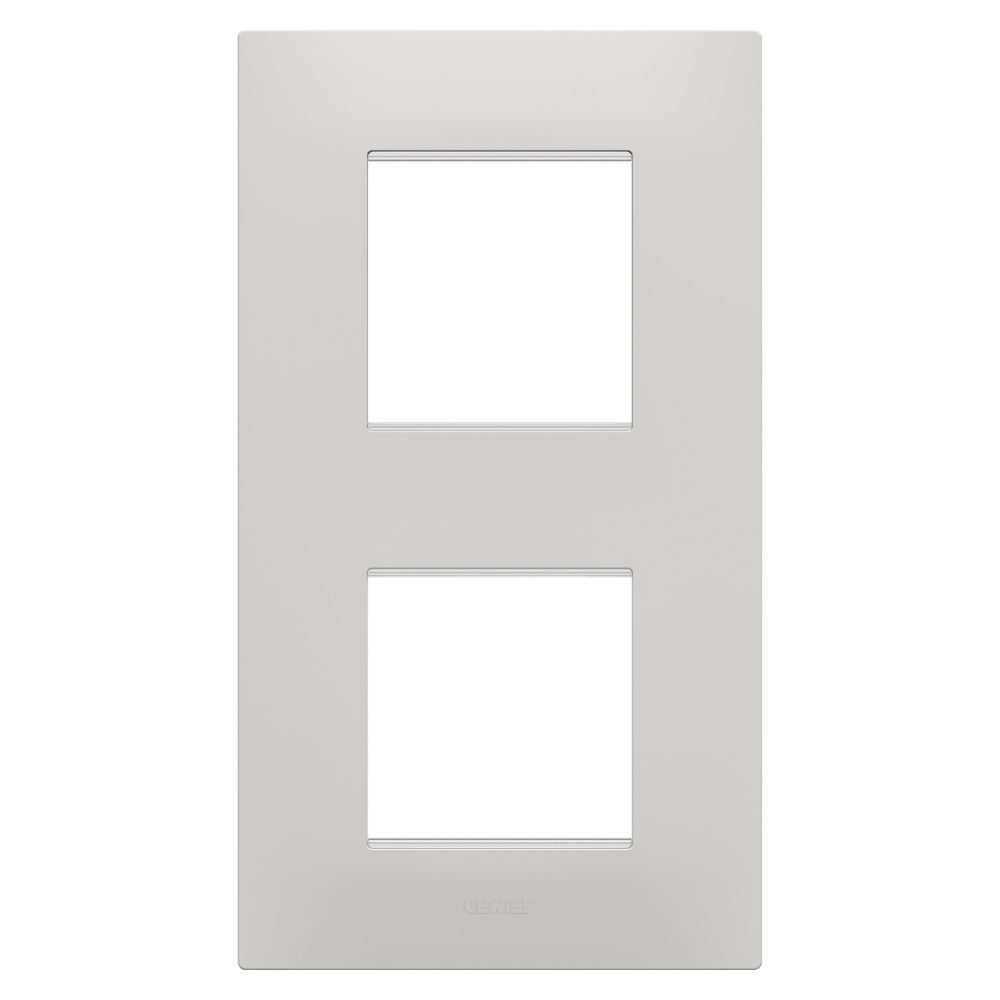 placca ego international - in tecnopolimero - 2+2 posti verticale - argilla - chorusmart