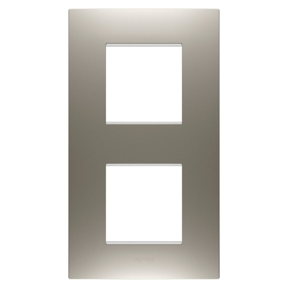  EGO INTERNATIONAL PLATE - IN PAINTED TECHNOPOLYMER - 2+2 MODULES VERTICAL - STEEL - CHORUSMART