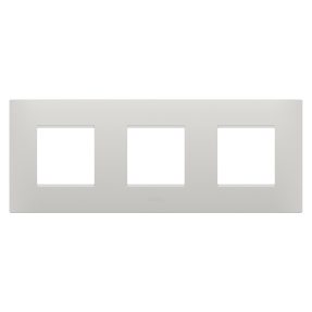 mezinárodní rámeček ego – z technopolymeru – 2+2+2 moduly vodorovné – jíl – chorusmart