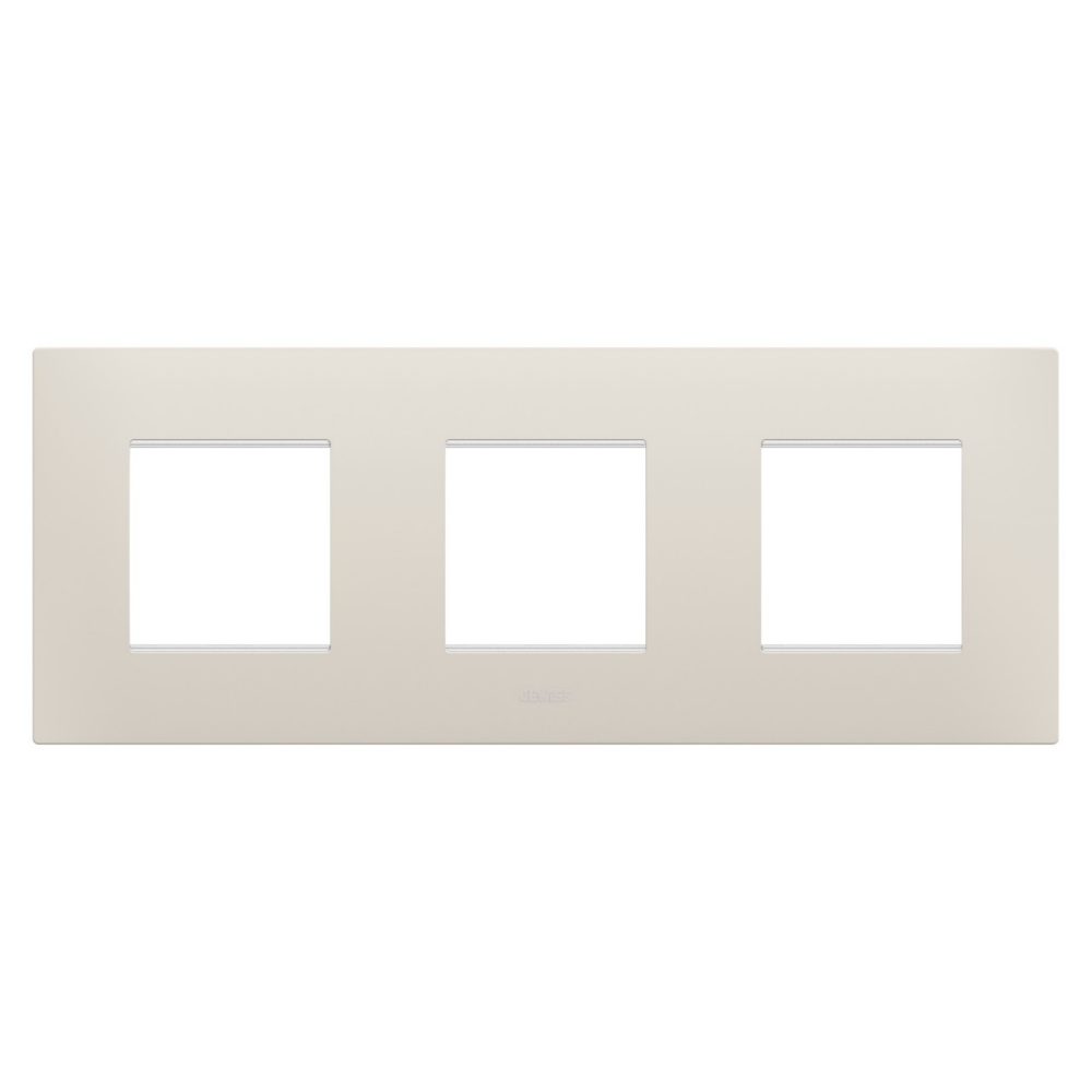  PLACCA EGO INTERNATIONAL - IN TECNOPOLIMERO - 2+2+2 POSTI ORIZZONTALE - NATURAL BEIGE - CHORUSMART
