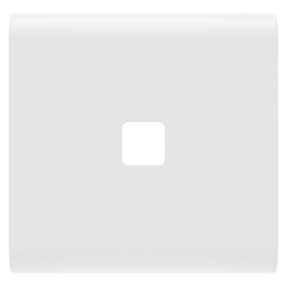 vyměnitelné tlačítko pro axiální povely – nutné doplnit čočkou – 2 moduly – lesklá bílá – chorusmart