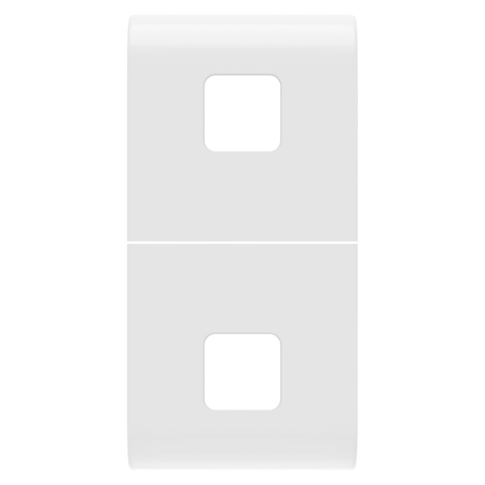  touche interchangeable pour interrupteurs axiaux - à compléter avec 2 lentilles - 1 module - blanc brillant - chorusmart