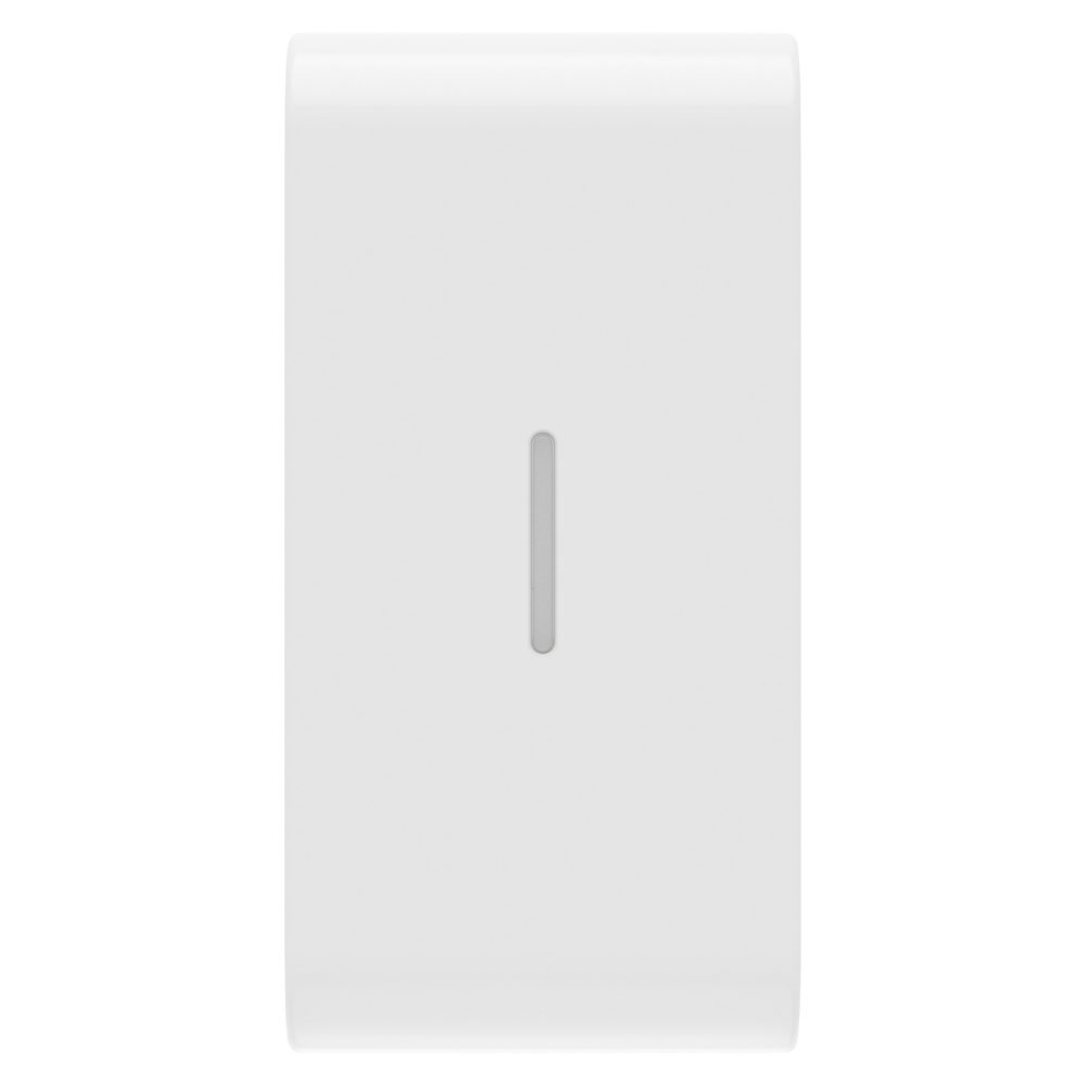  tecla intercambiable para mandos axiales - con difusor - 1 módulo - blanco brillante - chorusmart