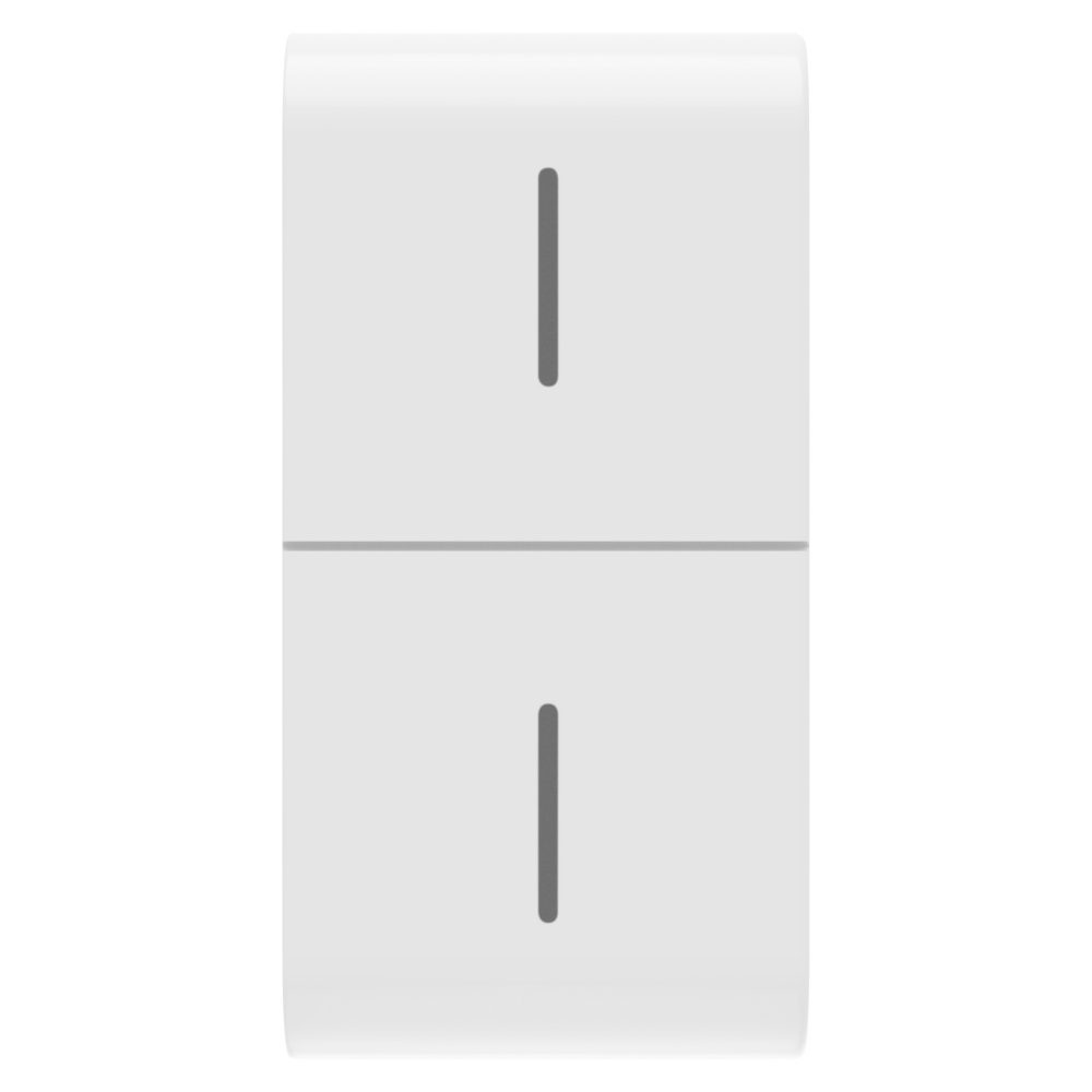  touche interchangeable pour bouton-poussoir connecté eco - 1 module - blanc brillant - chorusmart