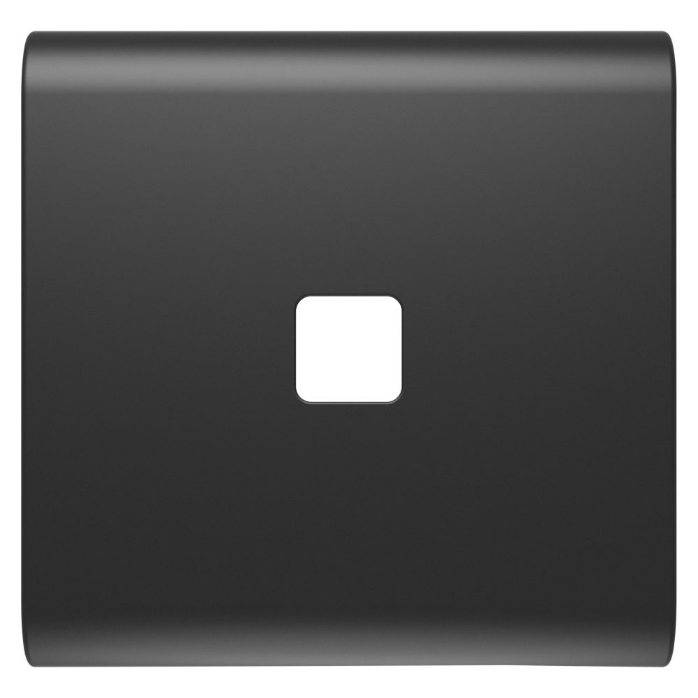  replaceable button key for axial commands - to be completed with lens - 2 modules - satin black - chorusmart