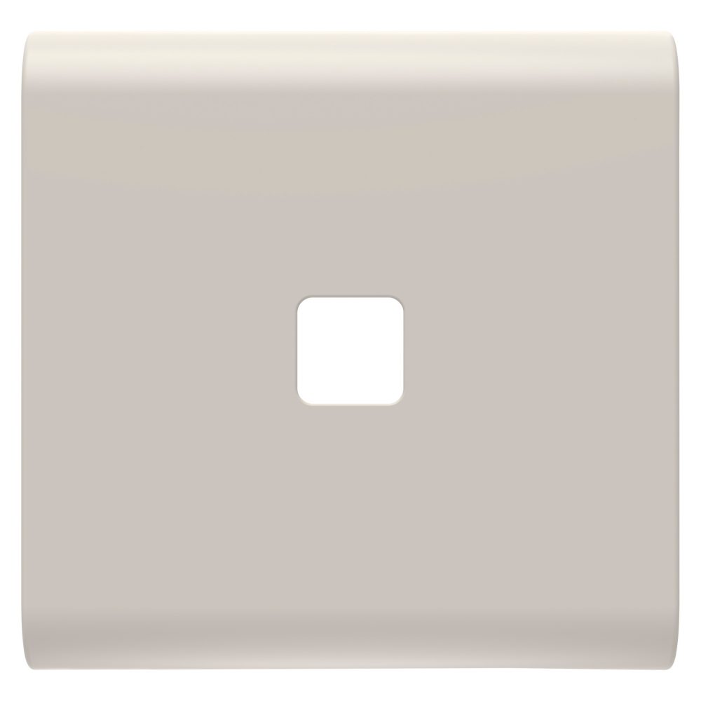  austauschbare tasten für axiale befehle - zu komplettieren mit einer linse - 2 module - naturbeige satiniert - chorusmart