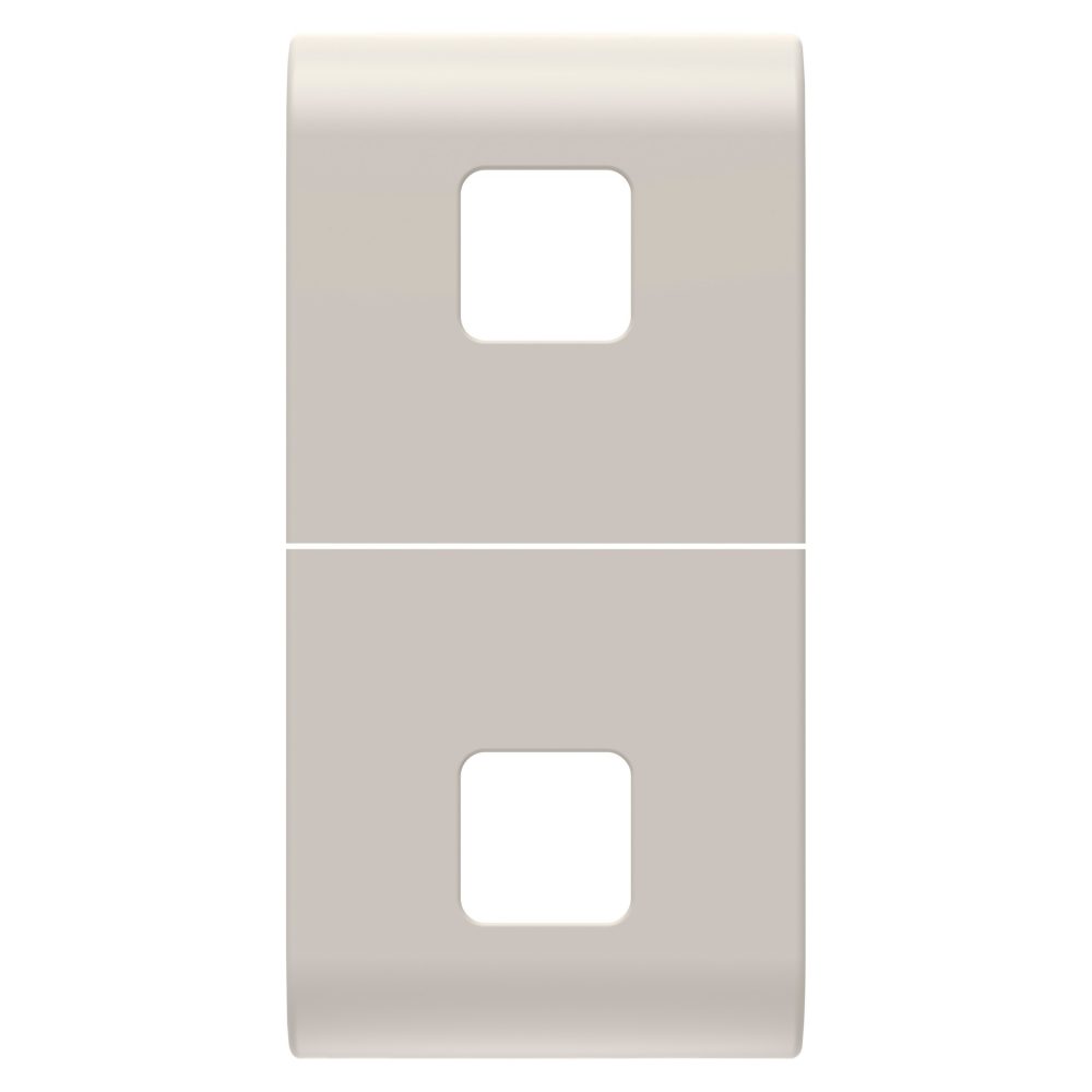  tasto intercambiabile per comandi assiali - da completare con 2 lenti - 1 modulo - natural beige satinato - chorusmart