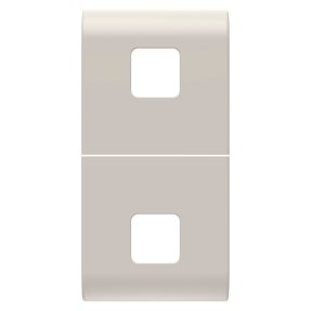 replaceable button key for axial commands - to be completed with 2 lens - 1 module - satin natural beige - chorusmart