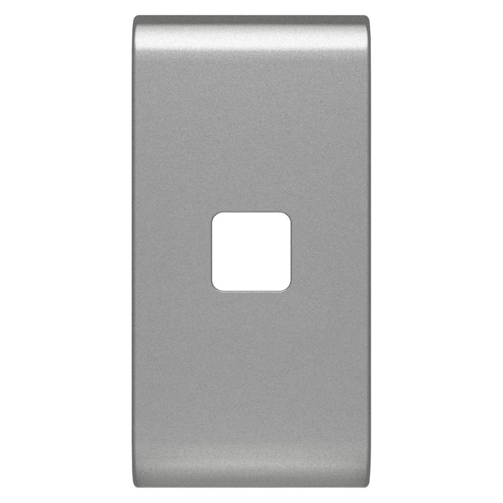 tecla intercambiable para mandos axiales - a completar con lente - 1 módulo - titanio - chorusmart