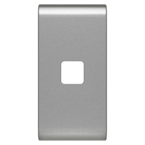 CSERÉLHETŐ KAPCSOLÓGOMB AXIÁLIS KAPCSOLÓKHOZ - JELZŐFÉNYEZHETŐ SZIMBÓLUM LENCSÉVEL SZERELENDŐ - 1 MODULOS - TITÁNIUM - CHORUSMART