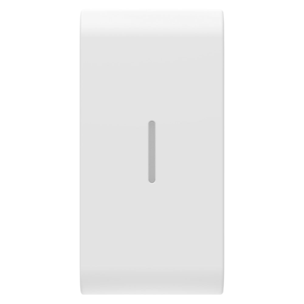  replaceable button key for axial commands - with diffuser - 1 module - satin white - chorusmart