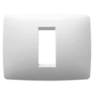 ONE PLATE - IN TECHNOPOLYMER - 1 MODULE - WHITE - CHORUS