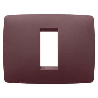 ONE PLATE - IN PAINTED TECHNOPOLYMER - 1 MODULE - TUSCAN RED - CHORUSMART