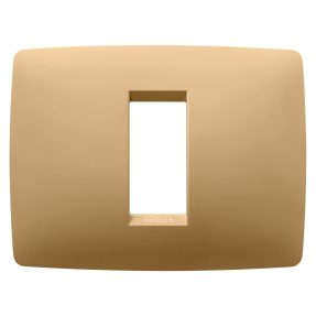 one plaat - van gelakt technopolymeer - 1 module - goud - chorusmart