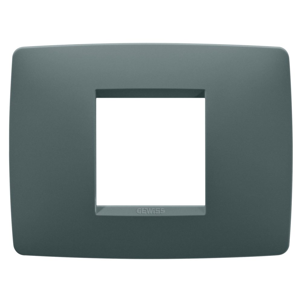  one plate - in painted technopolymer - 2 modules - teal - chorusmart