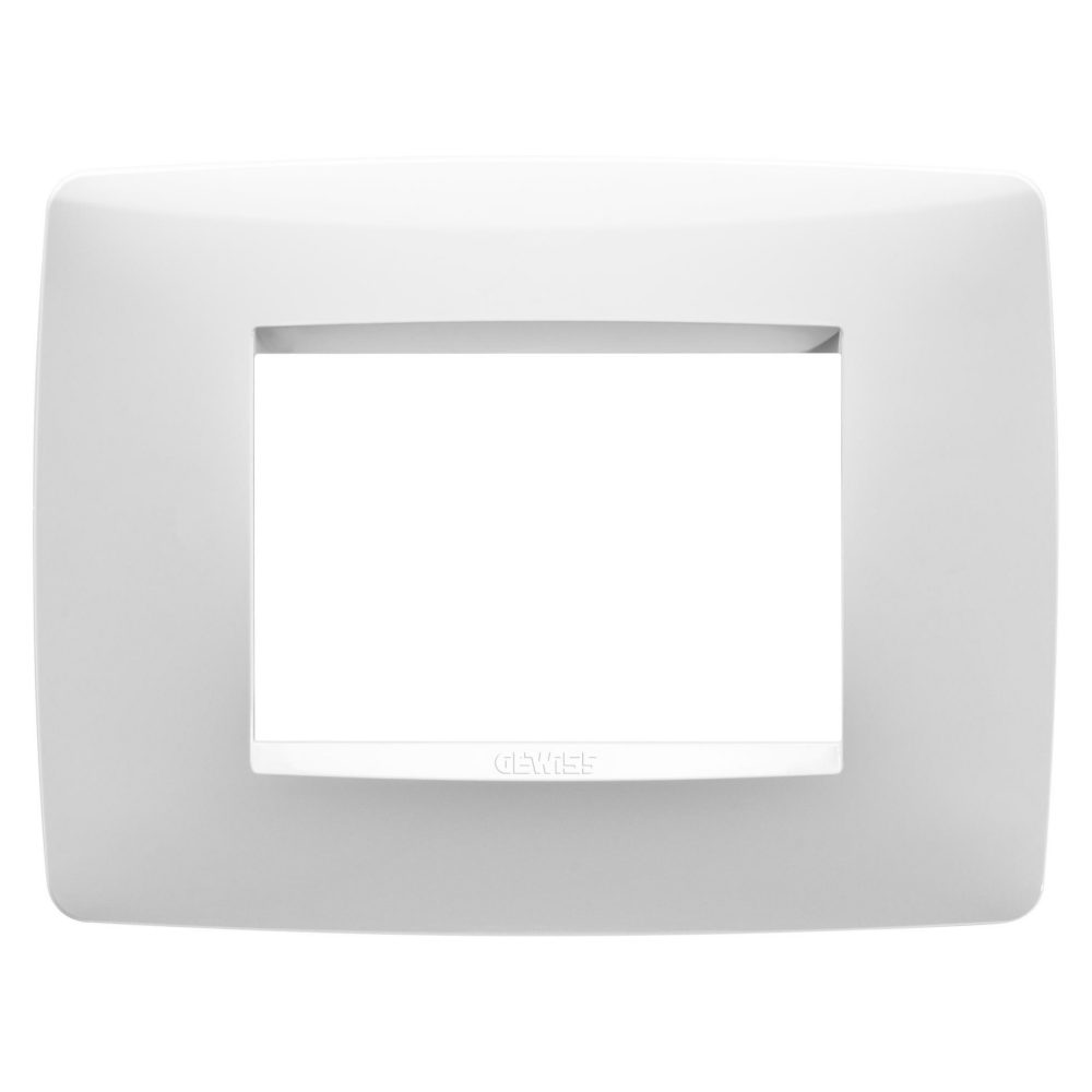  placa one - tecnopolímero - 3 módulos - blanco - chorusmart