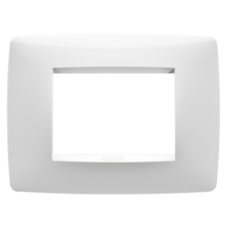 PLAQUE ONE RECTANGULAIRE - EN TECHNOPOLYMÈRE - 3 MODULES - BLANC - CHORUS