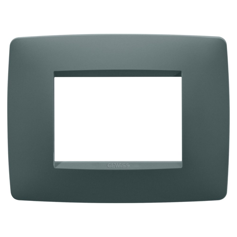  PLACA ONE - TECNOPOLÍMERO BARNIZADO - 3 MÓDULOS - VERDE AZULADO - CHORUSMART