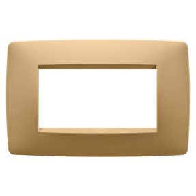 one plaat - van gelakt technopolymeer - 4 module - goud - chorusmart