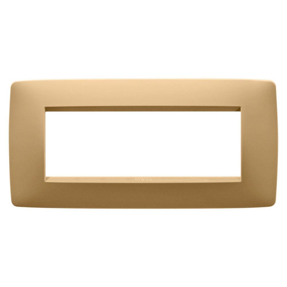  ONE PLATE - IN PAINTED TECHNOPOLYMER - 6 MODULES - GOLD - CHORUSMART