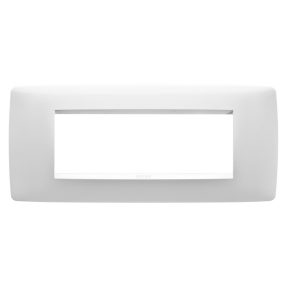 abdeckrahmen one - in technopolymer - 6 module - 202 mm - weiss - chorusmart