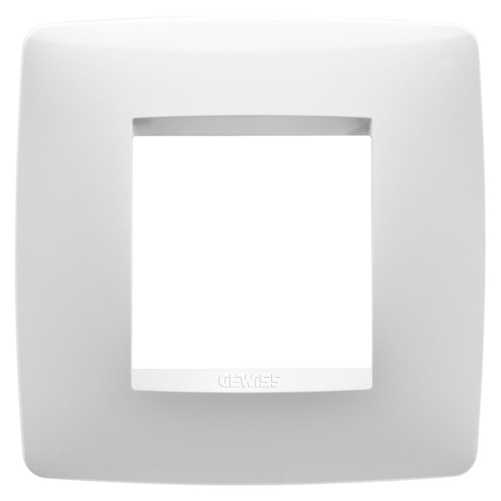  placca one international - in tecnopolimero - 2 posti - bianco - chorusmart
