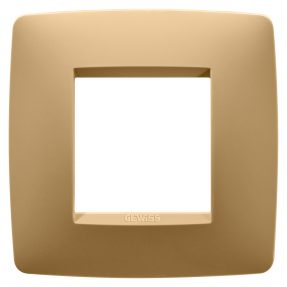 PLACĂ INTERNAȚIONALĂ ONE - IN TEHNOPOLIMER VOPSIT - 2 MODULE - AUR - CHORUSMART