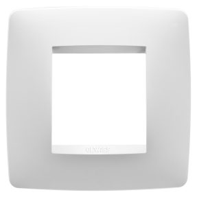 PLACĂ INTERNAȚIONALĂ ONE - IN TEHNOPOLIMER VOPSIT - 2 MODULE - ALB SATINAT - CHORUSMART