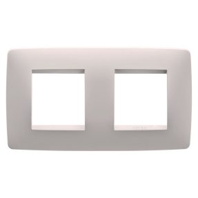 PLACĂ INTERNAȚIONALĂ ONE- IN TEHNOPOLIMER VOPSIT - 2+2 MODULE ORIZONTAL - BEJ NATURAL - CHORUSMART