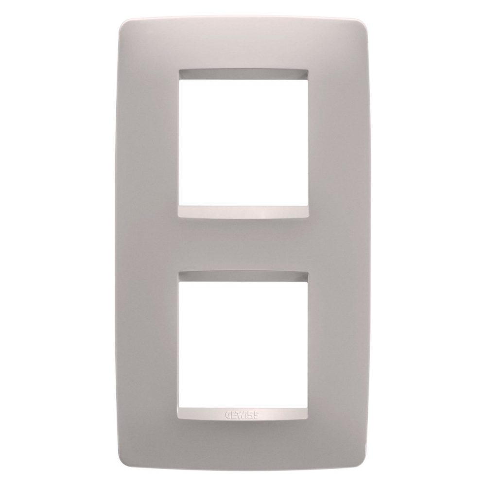 ONE INTERNATIONAL PLATE - IN PAINTED TECHNOPOLYMER - 2+2 MODULES VERTICAL - NATURAL BEIGE - CHORUSMART