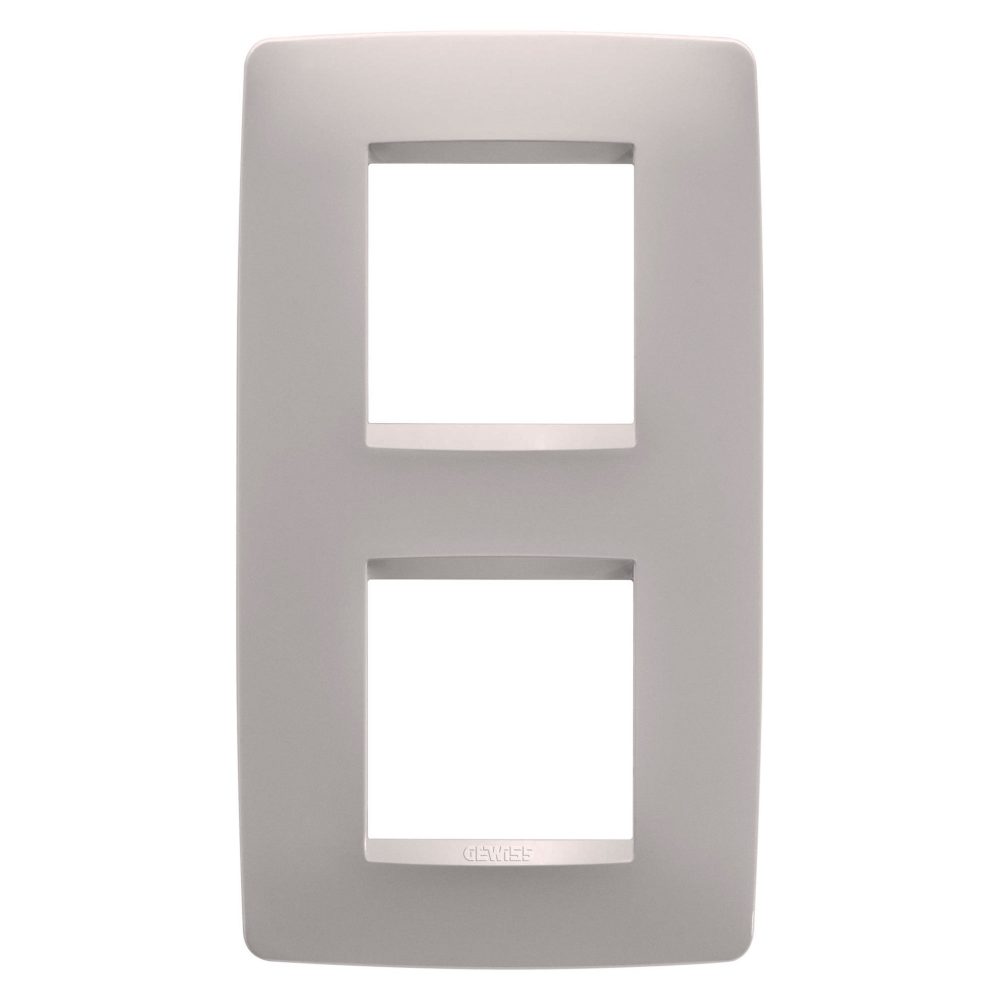  placca one international - in tecnopolimero verniciato - 2+2 posti verticale - natural beige - chorusmart