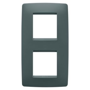 PLACĂ INTERNAȚIONALĂ ONE - IN TEHNOPOLIMER VOPSIT - 2+2 MODULE VERTICAL - TURCOAZ - CHORUSMART