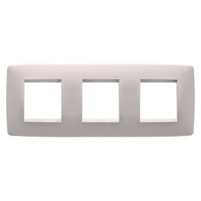 PLACĂ INTERNAȚIONALĂ ONE - IN TEHNOPOLIMER VOPSIT - 2+2+2 MODULE ORIZONTAL - BEJ NATURAL - CHORUSMART