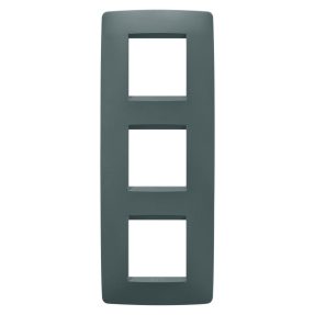 PLACĂ INTERNAȚIONALĂ ONE - IN TEHNOPOLIMER VOPSIT - 2+2+2 MODULE VERTICAL - TURCOAZ - CHORUSMART
