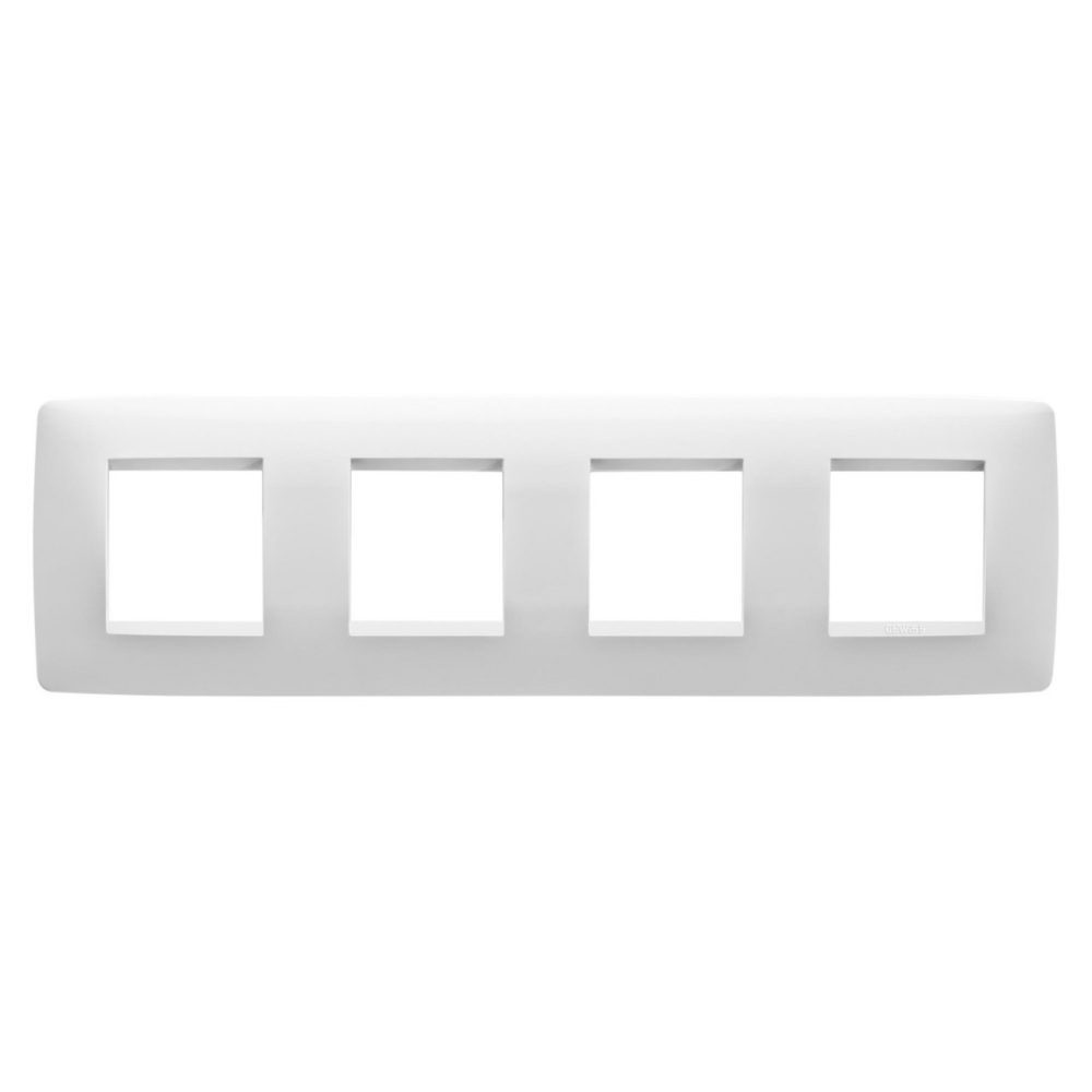  PLACCA ONE INTERNATIONAL - IN TECNOPOLIMERO - 2+2+2+2 POSTI ORIZZONTALE - BIANCO - CHORUSMART