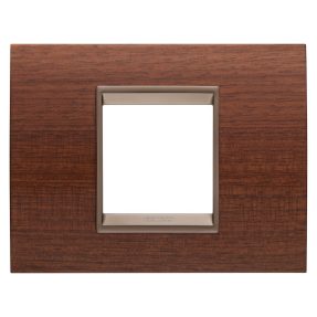 PLACĂ LUX - DIN LEMN - 2 MODULE - NUC - CADRU INTERIOR BRONZ MAT ÎNCHIS - CHORUSMART