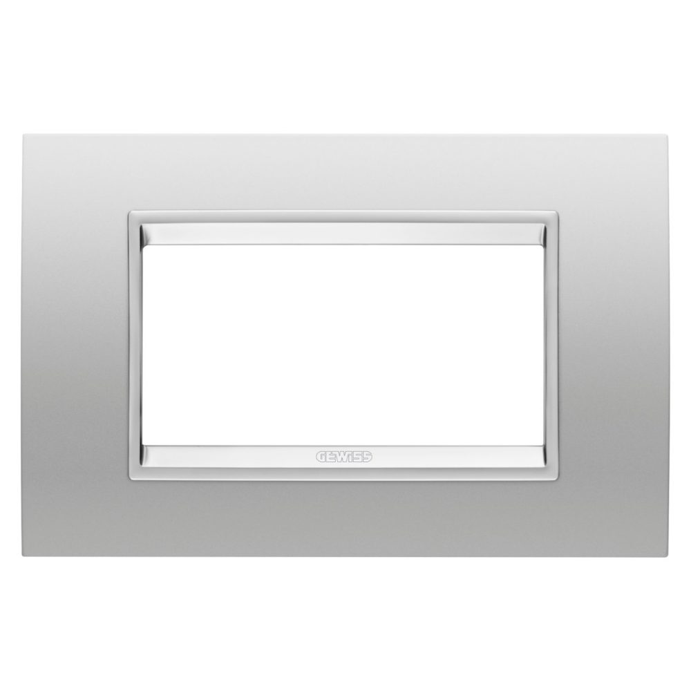  PLACCA LUX - IN METALLO - 4 POSTI - MAGNETIC GRAY - CORNICE MAGNETIC GRAY OPACO - CHORUSMART