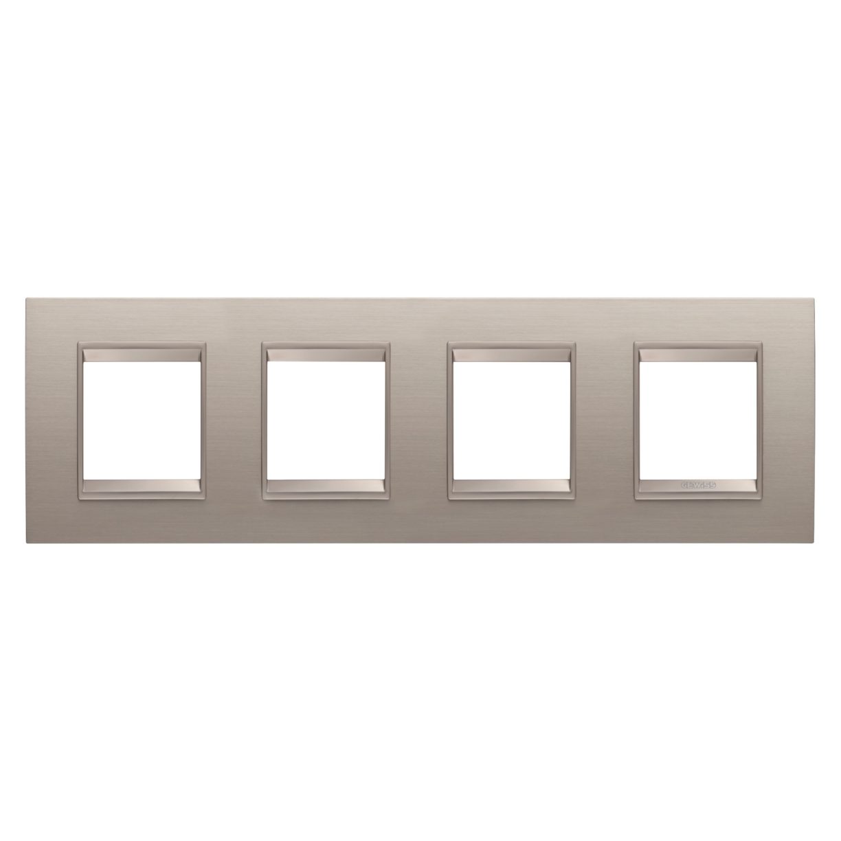 LUX INTERNATIONAL PLATE - IN METAL - 2+2+2+2 MODULES HORIZONTAL ...