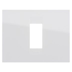 GEO PLATE - IN TECHNOPOLYMER - 1 MODULE - WHITE - CHORUSMART