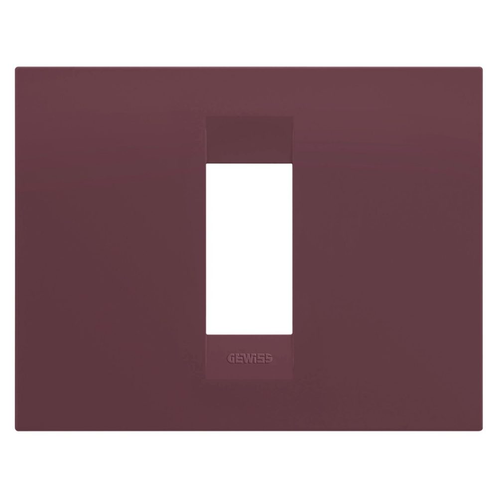  GEO PLAAT - VAN GELAKT TECHNOPOLYMEER - 1 MODULE - TOSCAANS ROOD - CHORUSMART