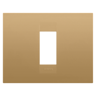GEO PLATE - IN PAINTED TECHNOPOLYMER - 1 MODULE - GOLD - CHORUSMART