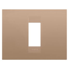 plaque geo - en technopolymère peint - 1 module - cuivre doux - chorusmart