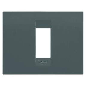 plaque geo - en technopolymère peint - 1 module - sarcelle - chorusmart