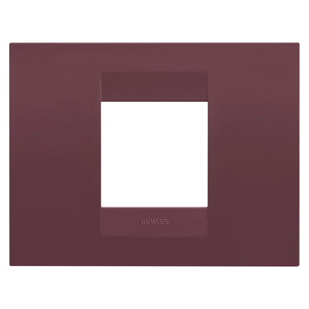  geo abdeckrahmen - in lackiertem technopolymer - 2 module - tuscan rot - chorusmart