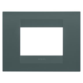 plaque geo - en technopolymère peint - 3 modules - sarcelle - chorusmart