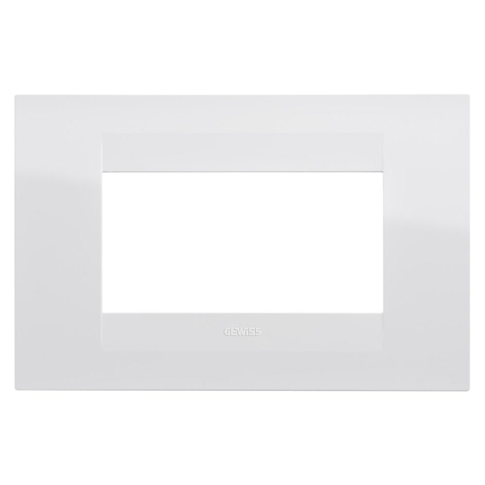  plaque geo - en polymère technique - 4 modules - blanc - chorusmart