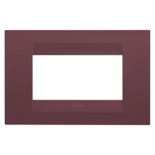 GEO PLATE - IN PAINTED TECHNOPOLYMER - 4 MODULES - TUSCAN RED - CHORUSMART