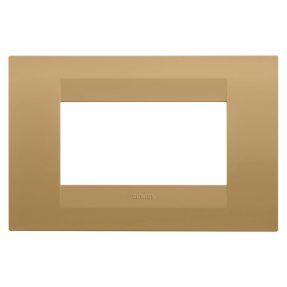 plaque geo - en technopolymère peint - 4 modules - or - chorusmart