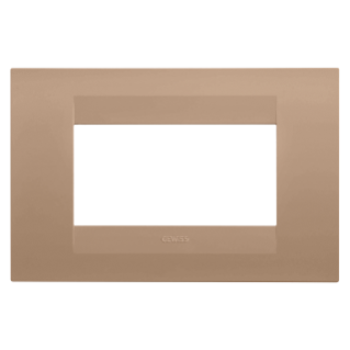 GEO PLATE - IN PAINTED TECHNOPOLYMER - 4 MODULES - SOFT COPPER - CHORUSMART