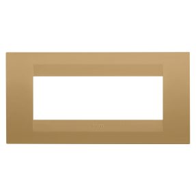 plaque geo - en technopolymère peint - 6 modules - or - chorusmart